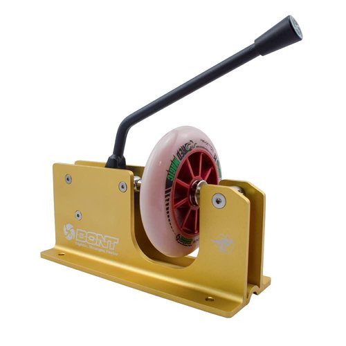 Bont Skates - Aluminum Bearing Press Puller - Fits up to 125mm Wheels - Inline Speed Skating Racing Scooter - Gold