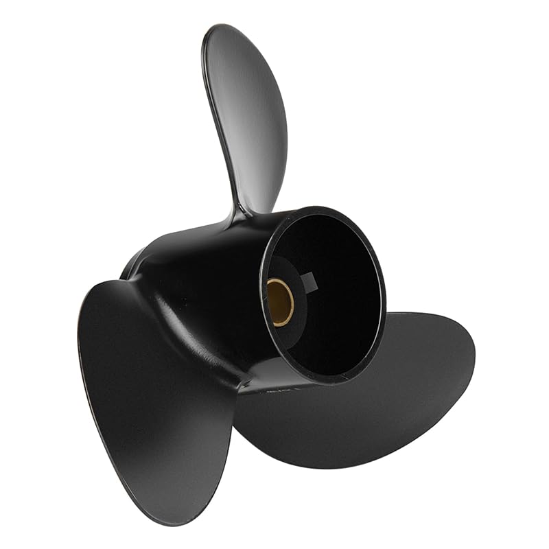 Outboard Propeller 7.8x8 RH Aluminum 3-Blade 12-Spline for 4-6HP Tohatsu Mercury Nissan