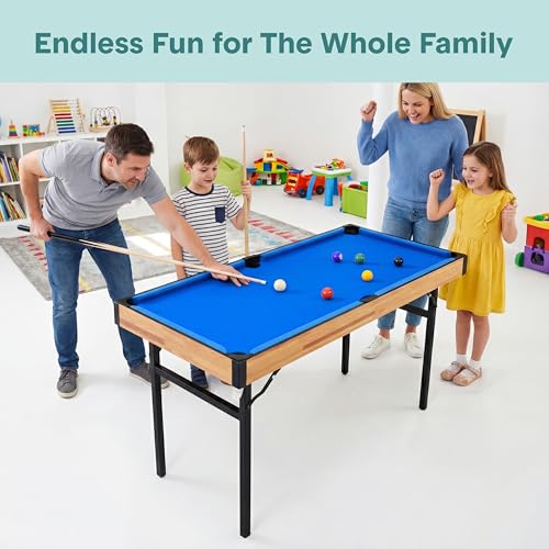 SereneLife 4-in-1 Multi Game Table - Indoor/Outdoor Foldable Sports Arcade with Accessories