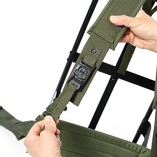 MT Military Alice Pack Frame with Kidney Pad & Waist Belt - Olive Drab, 20" x 12"