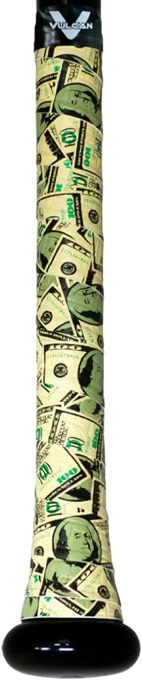 Vulcan Bat Grip - 0.50mm, 1.00mm, 1.75mm | Ideal for Baseball & Softball | Multiple Colors Available