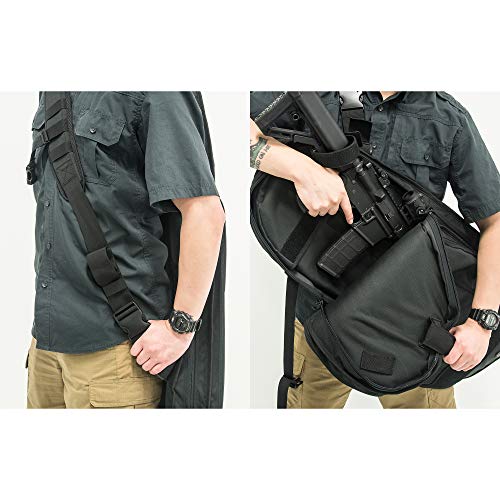 UTG 34-Inch Alpha Battle Carrier Tactical Backpack, Water-Resistant Black