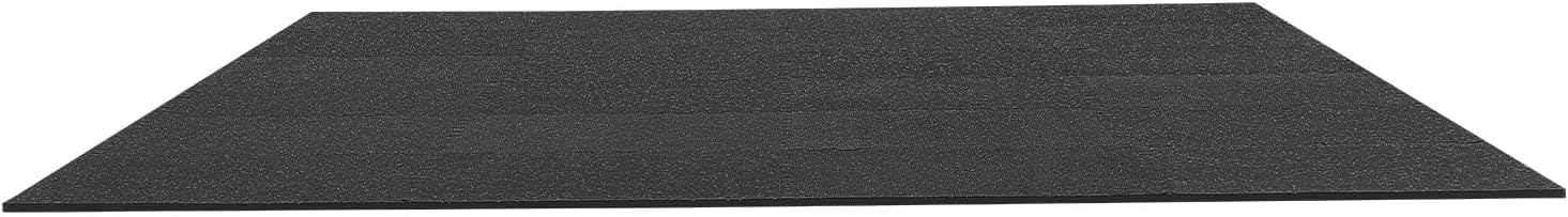 VEVOR Gym Flooring Tiles - 0.56 Inch Thick Rubber Top with High Density EVA Foam | 24 x 24 Inch Interlocking Mats in Black & Gray - Perfect for Home Gyms