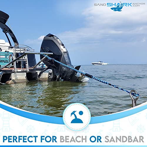 36-Inch Boat Anchor for Shallow Water & Sandbar - Stainless Steel Kayak, Jet Ski, Pontoon Anchor