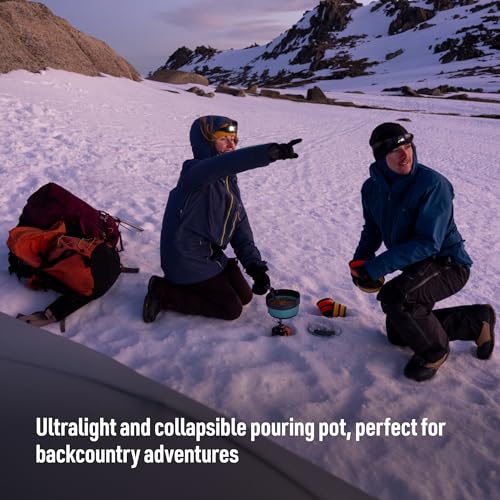 Ultralight Collapsible Camping Pot - 1 Liter Backpacking Cookware