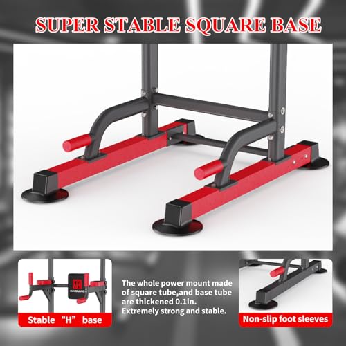 Power Tower Pull Up Station for Home Gym, Adjustable Multi-Function Fitness Equipment