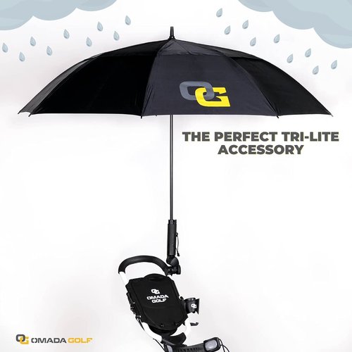OMADA GOLF Spot UV Umbrella (Black)