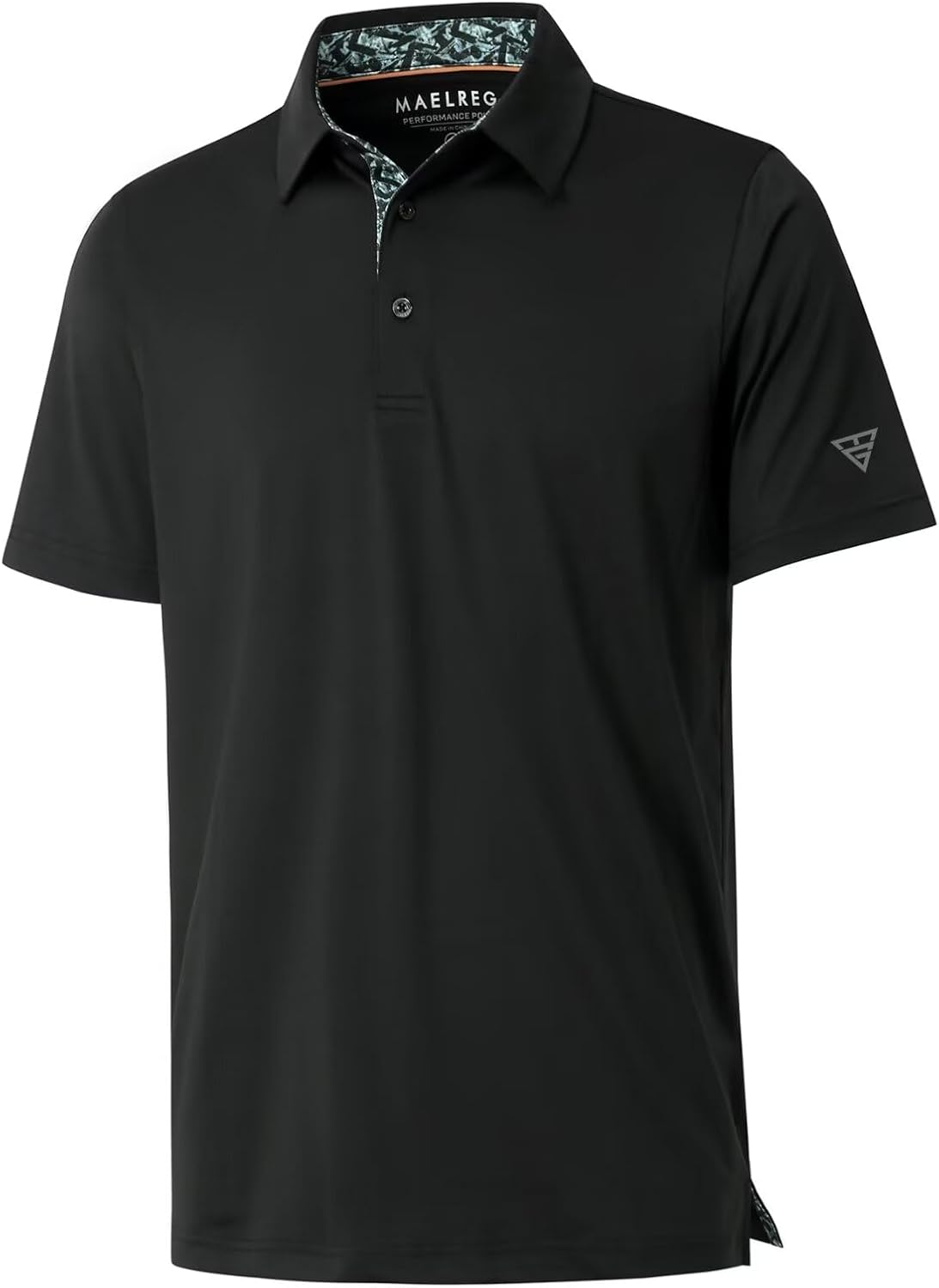 Skiennix Men's Polo Shirts - Stylish Dry Fit Performance Collared Golf Shirts | Short & Long Sleeve Options