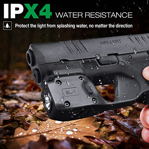 Springfield Hellcat Tactical Light with Kydex Holster - 150 Lumens Mini LED Combo
