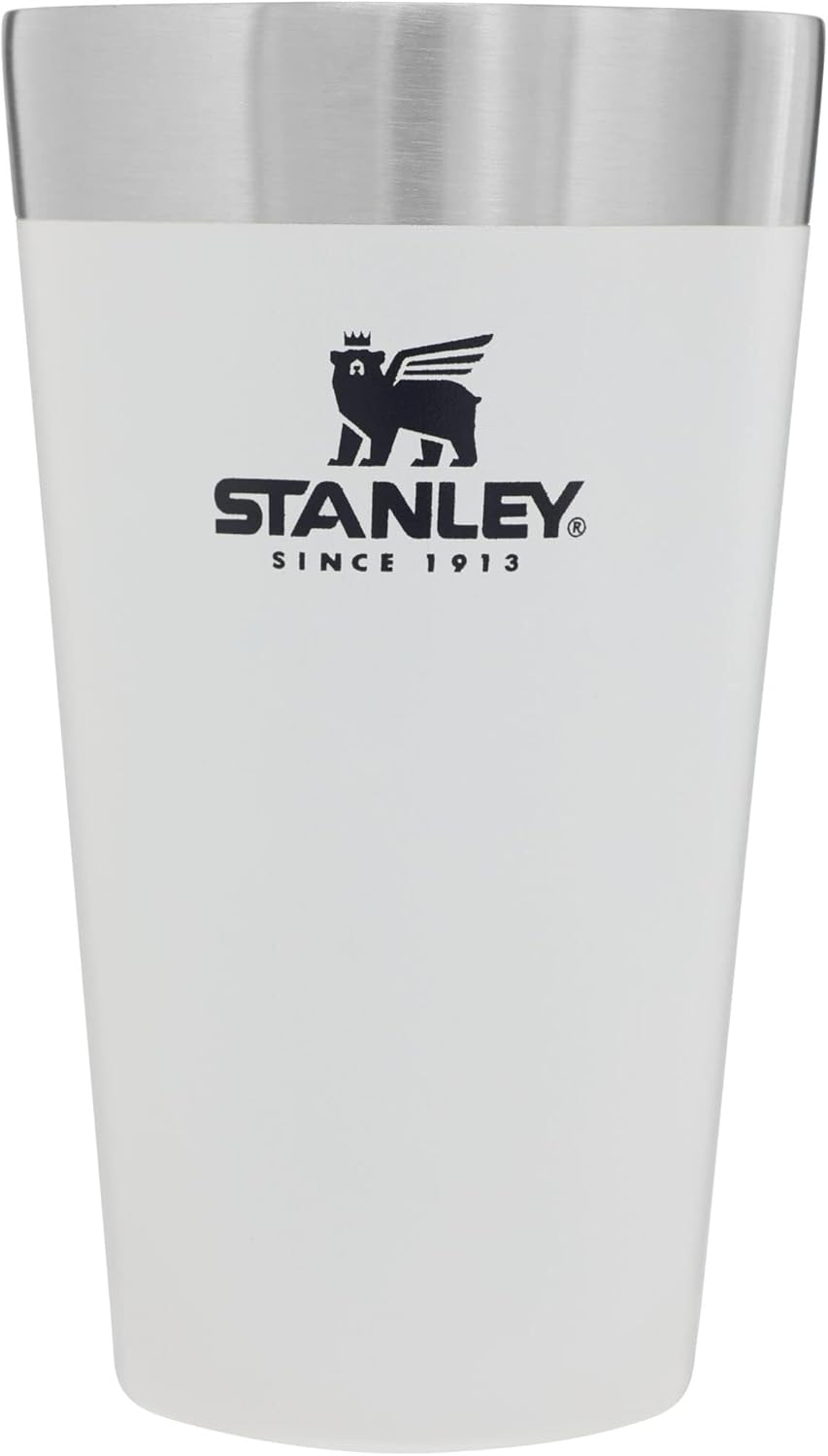 STANLEY Adventure Beer Pint - Durable Stackable Design for Outdoor Fun | 16 oz, Stainless Steel