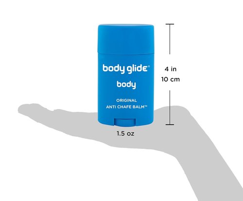 Body Glide Original Anti-Chafe Balm - Prevent Chafing & Irritation for Arms, Chest, Thighs | 1.5oz