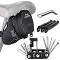 14 in 1 Bike Repair Tool Kit & Saddle Bag - Multitool for Cycling