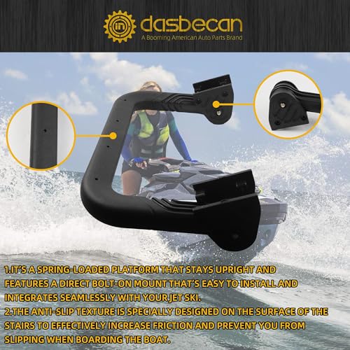 Boat Boarding Ladder for Sea-Doo RXT, GTX, GTR, RXP-X, Wake Pro | Anti-Slip Step