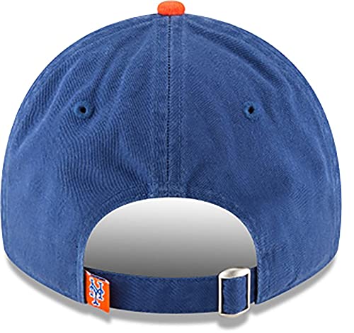 Kids Classic 9TWENTY Blue Adjustable Strapback Hat for New York Mets