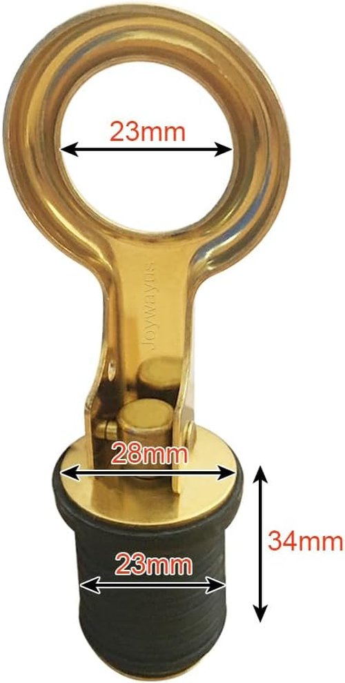 Joywayus Rubber Drain Plug - Durable Snap Handle for Easy Installation | Universal Fit