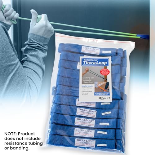 Resistance Bands & Tubing Door Anchors Pack of 50 - Blue, Non-Slip, Multi-Purpose Exercise Equipment