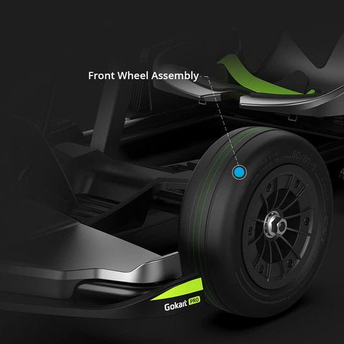 Aulpaco Front Wheel Assembly for Segway Ninebot Gokart Karting Accessories