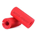 Mega Pumpz - Thick Dumbbell Grips (Set of 2) - Barbell Fat Grip Weight Lifting Gym Workout Equipment - Non Slip Rubber Lifting Grips for Bigger Biceps - Ergonomic Training Bodybuilding Thick Bar Grip Set