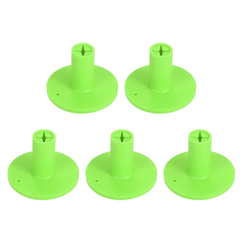 Patikil Green Rubber Golf Tees Holder Set – Indoor Outdoor Practice Tee System (5 Pcs)