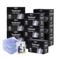 BCW 3x4 Standard Trading Card Toploaders 1000 Pack - 35 PT Clear Plastic Holders