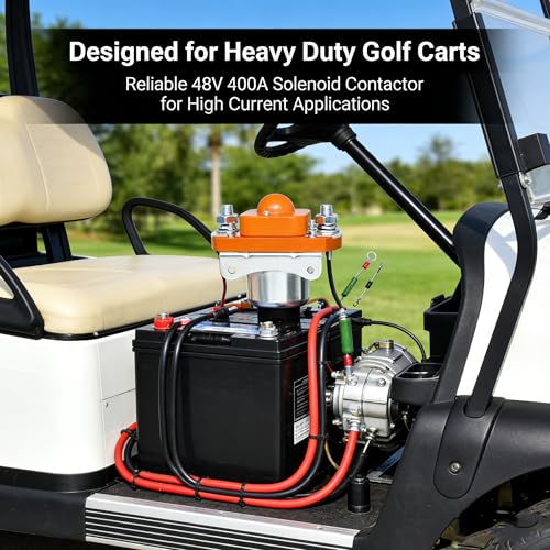 48V 400A Golf Cart Solenoid Contactor Replacement for Heavy Duty Vehicles