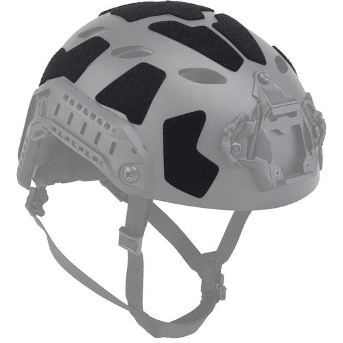 Tactical Helmet Loop Kit with Adhesive Fits FAST High Cut All. Durable, Low-Profile, Easy-to-Install 11 Pcs Helmet Loop Patch for Upgrades or Replacements of FAST Helmet Hook & Loop Expansion Patch-BK