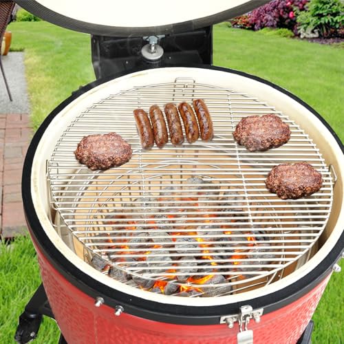 Onlyfire Heavy-Duty Stainless Steel Charcoal Ash Basket XL for 24" Green Egg