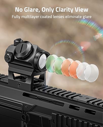 CVLIFE JackalHowl 2MOA Green Dot Red/Green Sight - Motion Awake, Waterproof