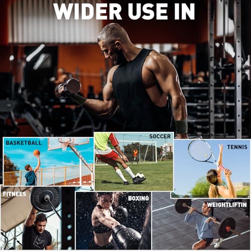 Black Athletic Tape 64 Pack - 640 Yards Strong, Easy Tear, No Residue, Gymnastics & Sports Support