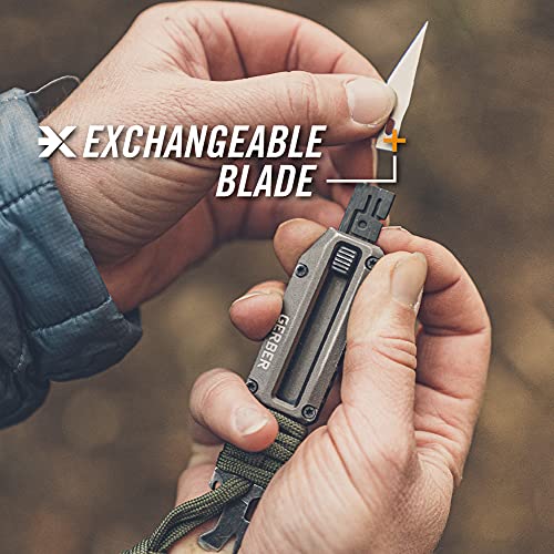 Gerber Prybrid X EDC Multi-Tool & Paracord Green - Compact Pocket Knife with Bottle Opener