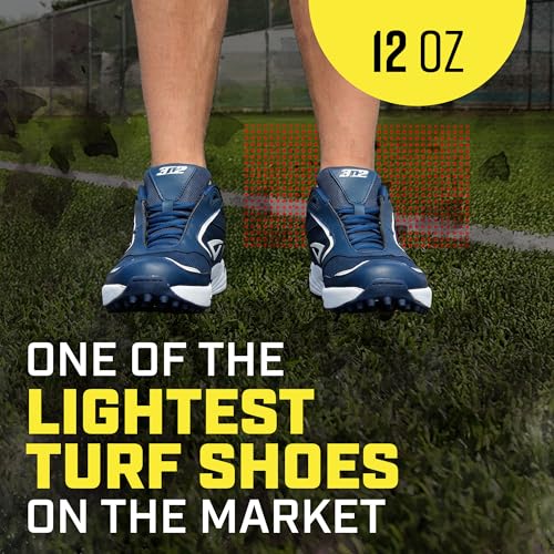 3N2 Mofo Turf Shoes for Men and Women Black 11.5 Baseball Softball Trainers