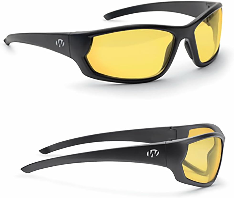 Walker’s IKON Carbine Shooting Glasses - Impact-Resistant, Non-Slip Design with Lens Cloth & Carry Case