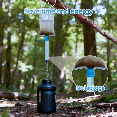 Water Filter Coupling for LifeStraw - 6 Pack, Easy Drinking & Sharing