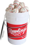 Rawlings Official League Youth Baseballs - Competition Grade | 24 Count Bucket for Practice