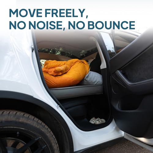 Self-Inflating Foam Camping Mattress for Tesla Model Y (2020–2024) Standard with Pump