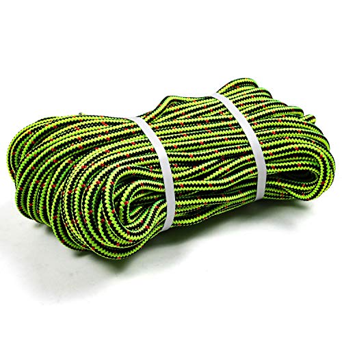 16 Strand Arborist Climbing Rope UV & Weather Resistant 150ft Black & Green