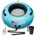 ZANGEROI Heavy Duty Blue River Tube for Floating & Sledding - 43" Pool & River Inner Tube