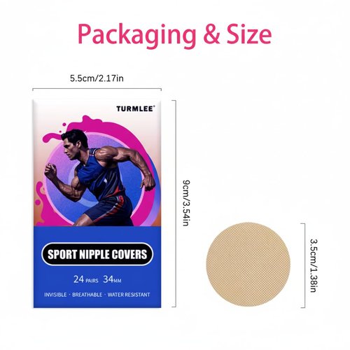 Comfort Nipple Covers for Men – Multi-Use for Sports, Gym & Everyday Wear – Anti-Chafing, Breathable & Water Proof.