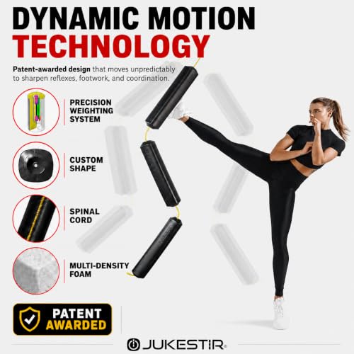 Jukestir Infrared Punching Bag with Dynamic Motion for Boxing MMA Training
