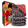 Titan Bags Venom ACL Cornhole Bags Set of 4 - Honeycomb Red Variation