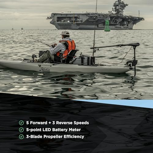 Newport X-Series 55lb Thrust Saltwater Electric Trolling Motor with LED Battery Indicator (36" Shaft)