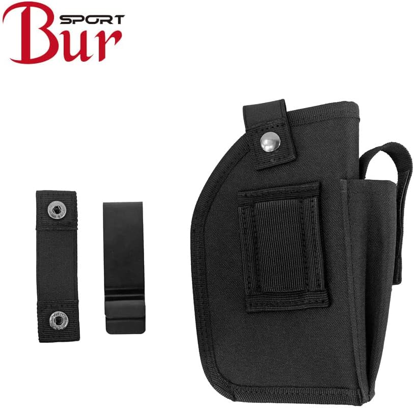 Skiennix Concealed Carry Gun Holster - IWB/OWB for Handgun with Laser Light | Ambidextrous Design