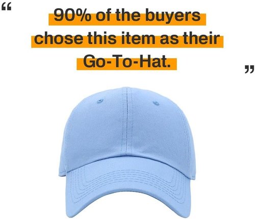 KBETHOS Classic Unisex Baseball Cap - Adjustable Low Crown Cotton Dad Hat