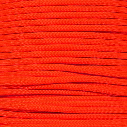 Neon Orange Paracord - 1000 Feet Spool for Camping, Hiking & Crafting