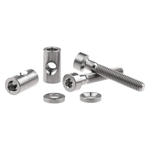 Wanyifa Titanium Ti M5x30mm Bolt Nut Washer for Thomson Seatpost Cycling Bolts