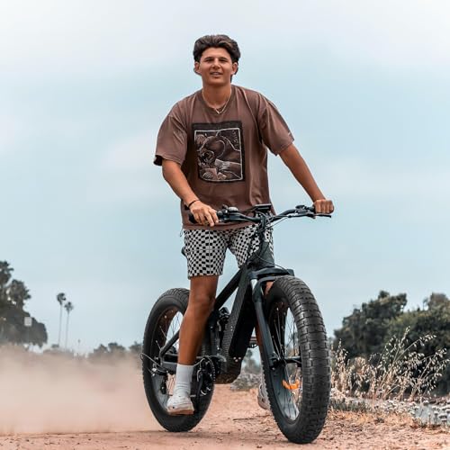 YunSCM 2-Pack 20x4.0 Fat Bike Tires All-Terrain E-Bike & Mountain Bike Compatible