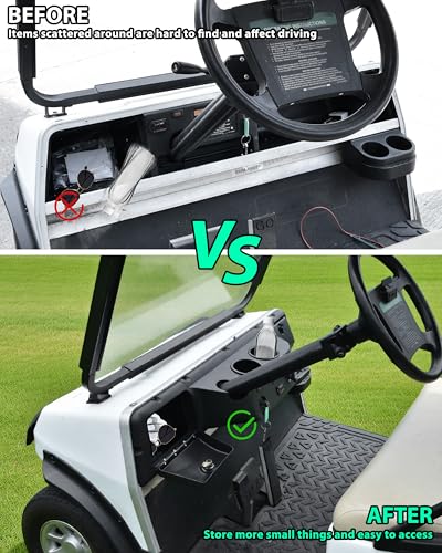 Golf Cart Dashboard Cover Kit for Club Car DS 1982+ with Storage & Custom Fit