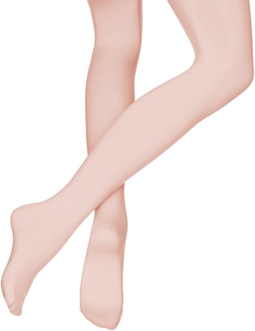 Bloch Dance Girls' Contour Soft Footed Tights - Comfortable Fit for Dance Classes | Various Sizes Available