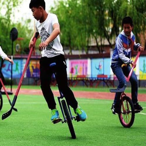 20-Inch Unicycle for Kids & Adults, Adjustable & Durable Black Bike