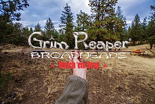 Grim Reaper Razor Tip Whitetail 100 Grain Fixed & Mechanical Broadheads for Hunting